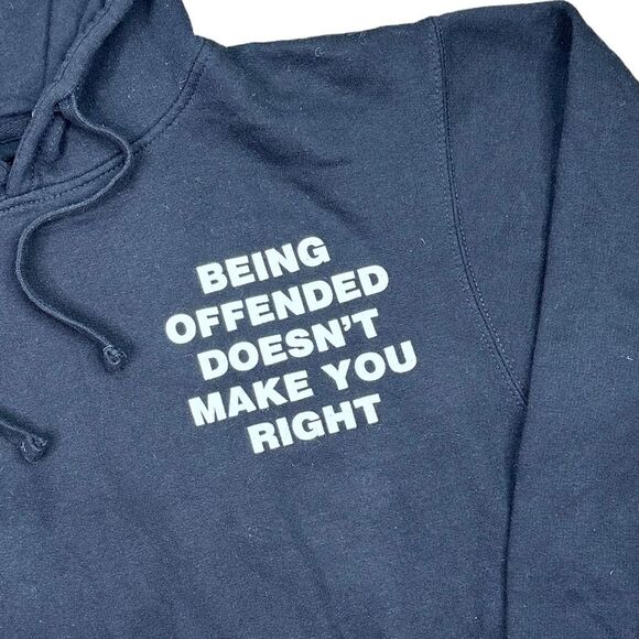 A**holes Live Forever Offended Drawstring Hoodie - Size Small - Picture 2 of 5
